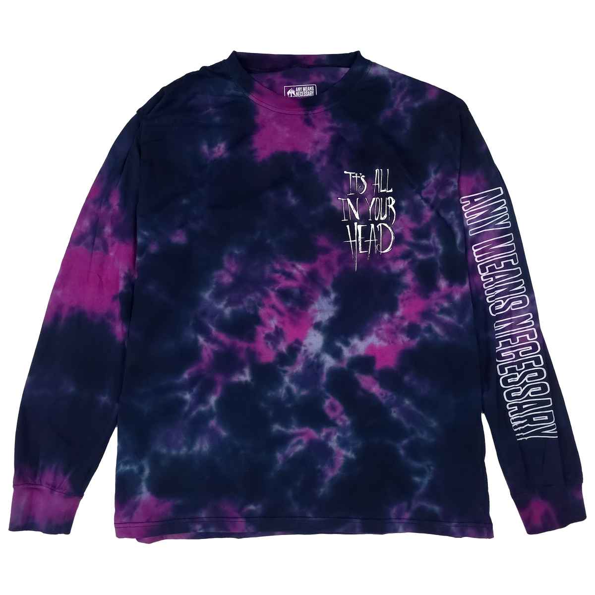 It's All In Your Head Long Sleeve T-Shirt Purple