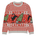 Meowy Catmas Cat Christmas Ugly Sweatshirt
