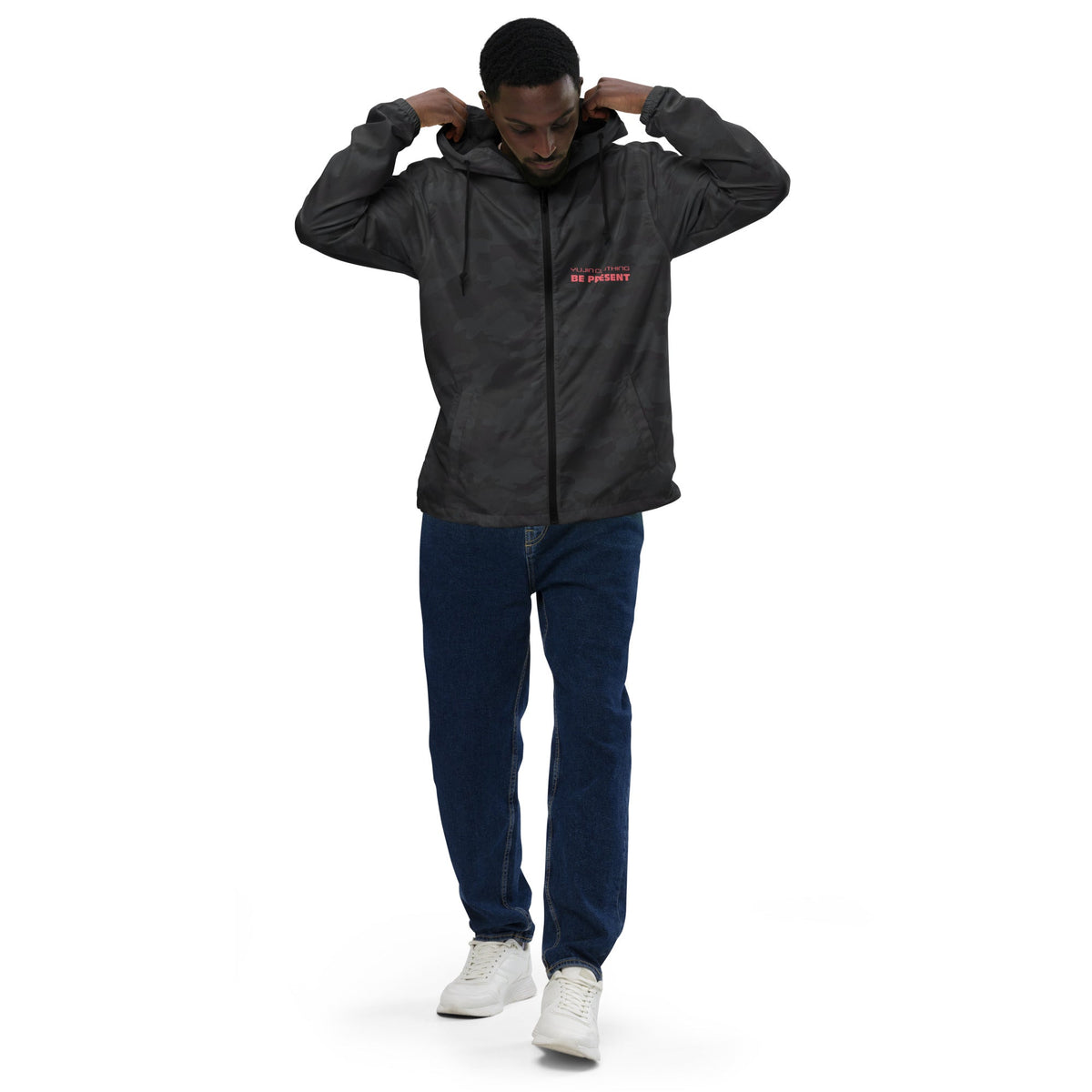 Be Present Windbreaker